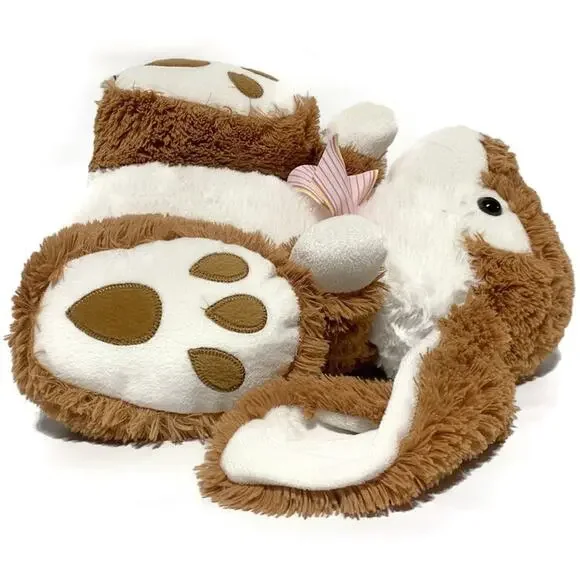 Dan Dee Bunny Rabbit Plush 14" Tall Sitting Brown With White Accent - Picture 6 of 6